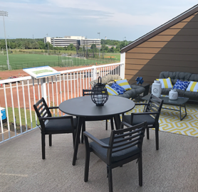 Duradek vinyl decks are low maintenance, slip-resistant and provides lots of dry storage below